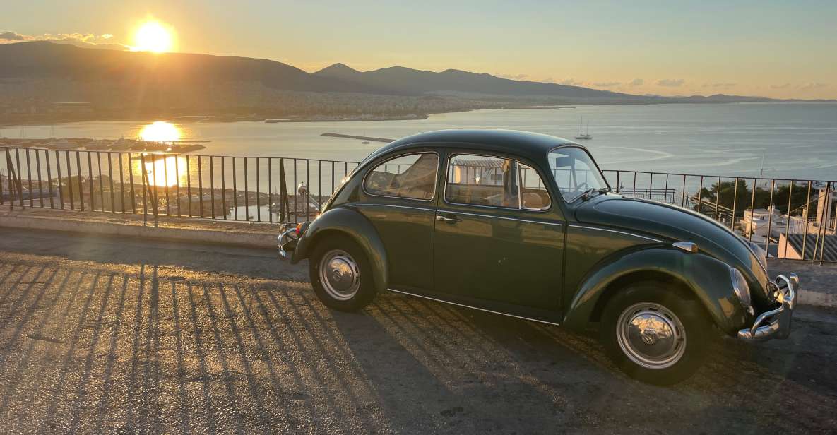 Athens: Riviera Photo Tour in a Vintage Volkswagen Beetle - Itinerary