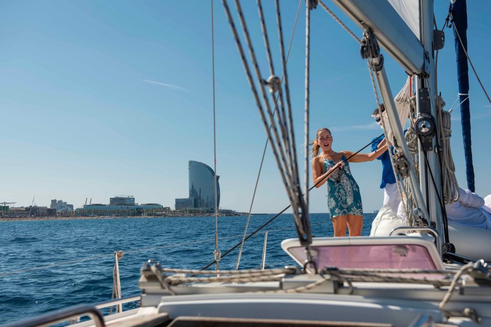 Barcelona: Sailing Tour With Drinks and Swim Stop - Highlights