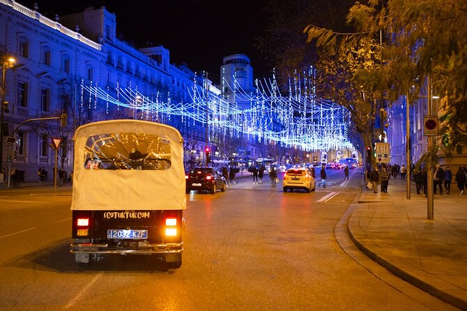 Christmas Lights Tour in Madrid in Private Eco Tuk Tuk - Meeting Point