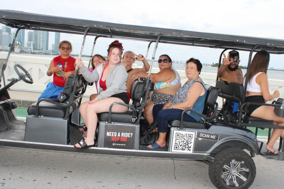 Explore South Beach, Miami : Ultimate Golf Cart Party Tour - Full Description