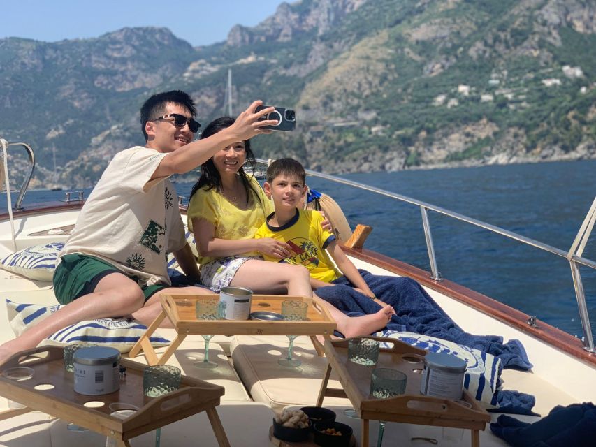 From Amalfi, Maiori or Salerno: Private Boat Tour of the Amalfi Coast - Inclusions and Additional Costs