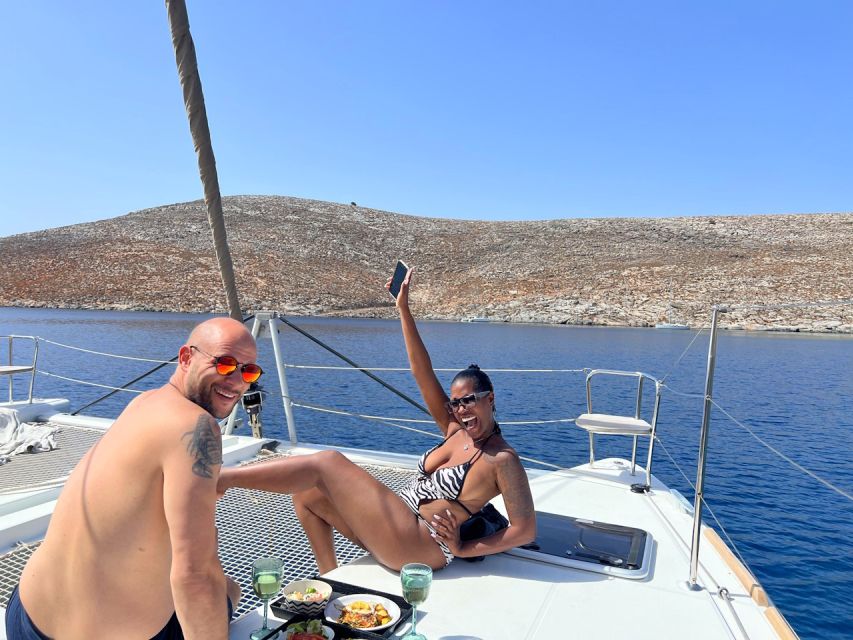 Heraklion: Catamaran Sailing Trip to Dia Island W/Lunch - Highlights