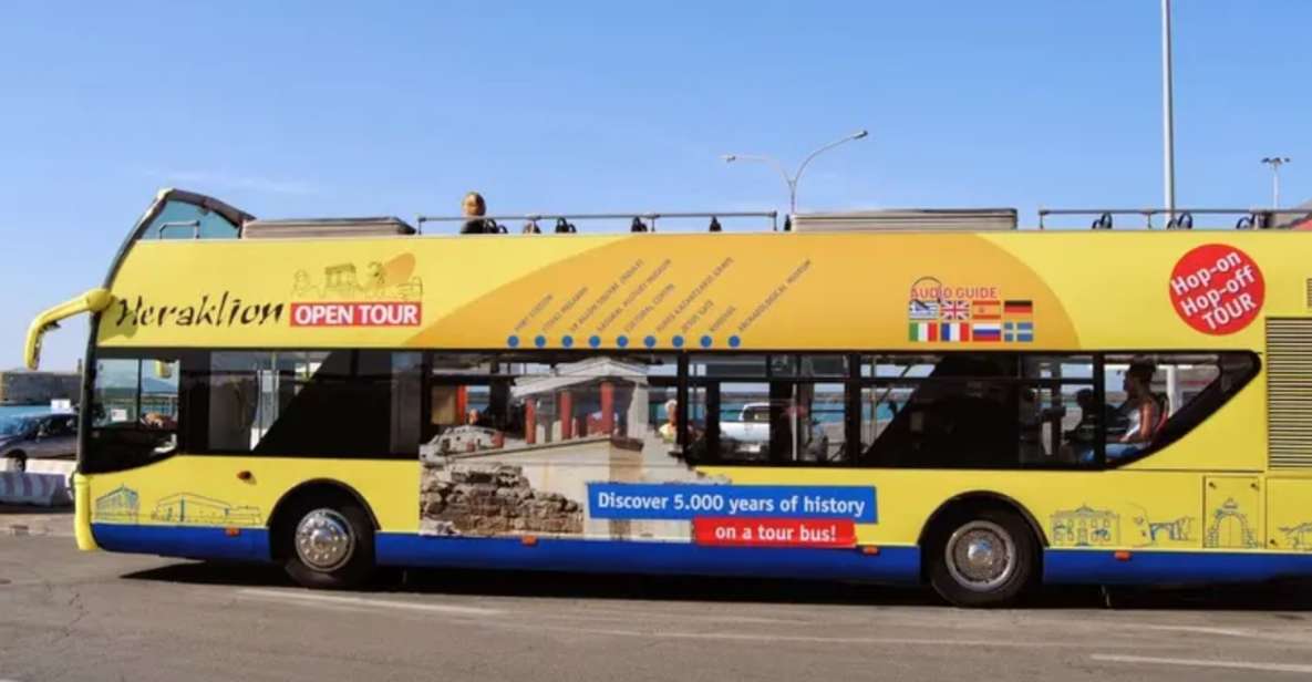 Heraklion: Hop-on Hop-off Open Top Bus Sightseeing Tour - Practical Information and Tips