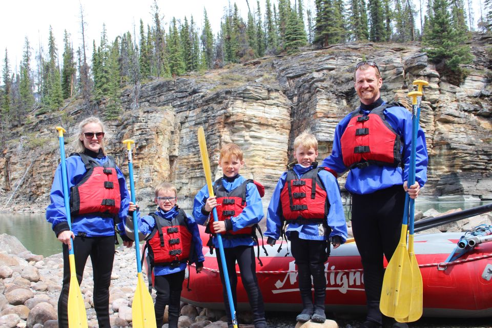 Jasper: Canyon Run Family Whitewater Rafting - Includes