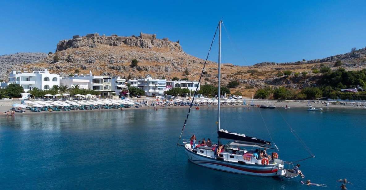 Lindos: Sailboat Cruise With Prosecco and More - Inclusions on Board