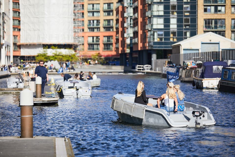 London: GoBoat Rental for Regents Canal & Paddington Basin - Picnic Experience Onboard