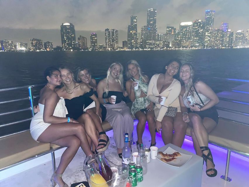 Miami: Boat Party, Nightclub, and Party Bus Nightlife Tour - Inclusions and Services Provided