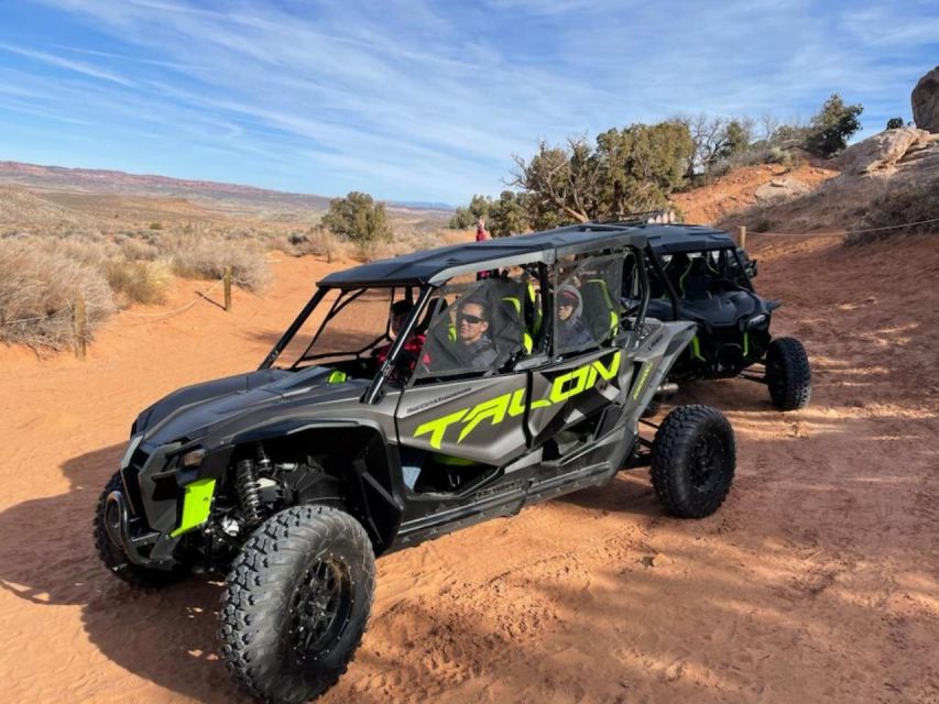 Moab: Self-Driven Guided Sunset UTV Tour to Fins N Things - Common questions