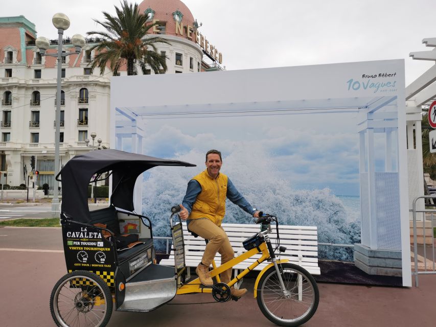 Nice: City Sightseeing Tour by Pedicab With Audio Guide - Tour Itinerary