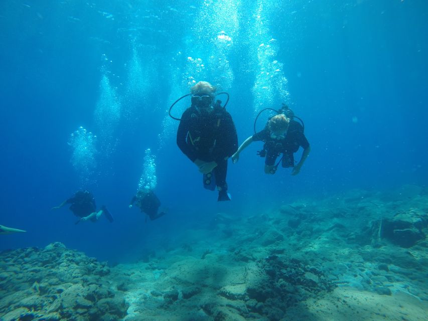Oia: 2 Guided Scuba Dives off Santorini for Certified Divers - Duration and Languages