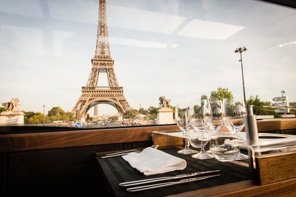 Paris: Bustronome Gourmet Lunch Tour on a Glass-Roof Bus - Itinerary Highlights