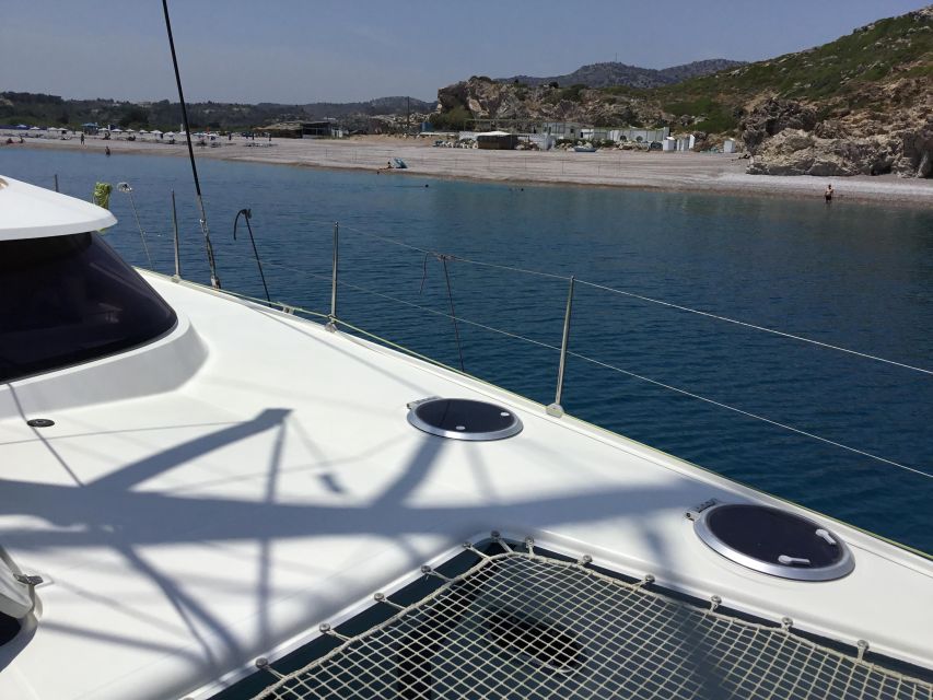 Rhodes: Sailing Catamaran Day Cruise With Food and Drinks - Booking Information