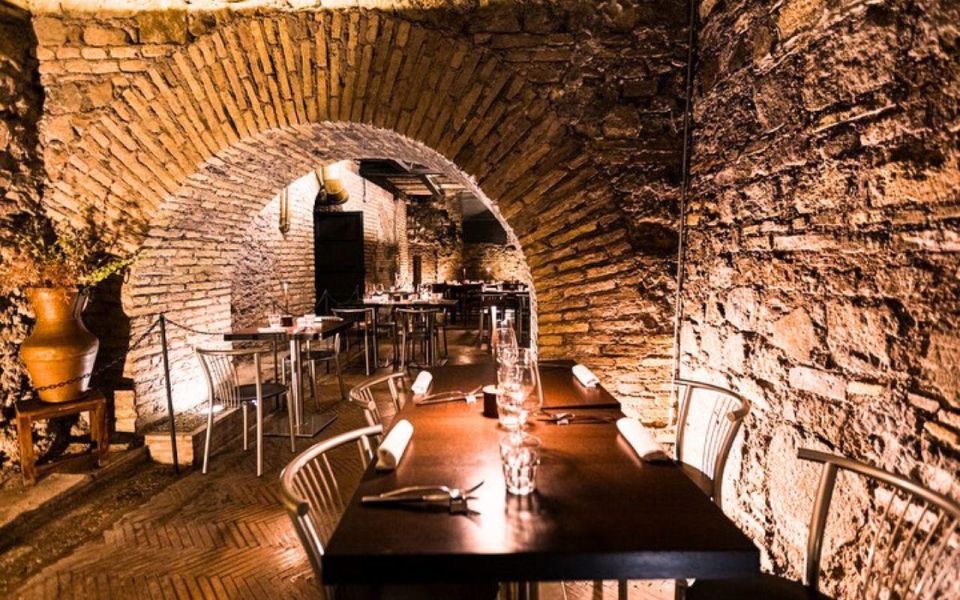 Rome: Exclusive Candlelight Dinner in Agrippas Roman Bath - Accessibility and Important Information