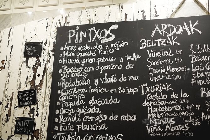 San Sebastian Lunch Time Pintxo Tour With Wine - End Point Details