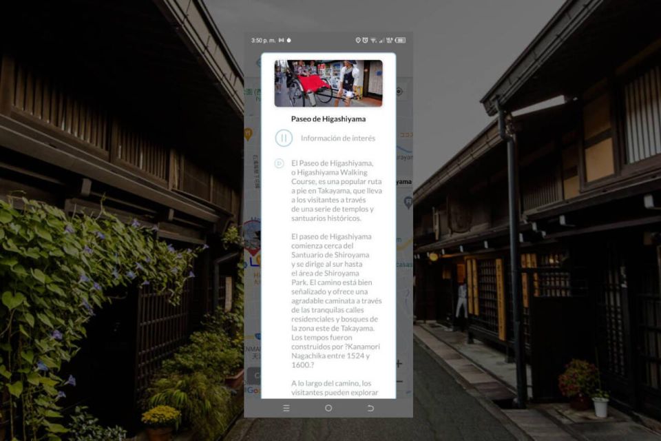 Takayama Self-Guided Tour App With Multi-Language Audioguide - Full Tour Description