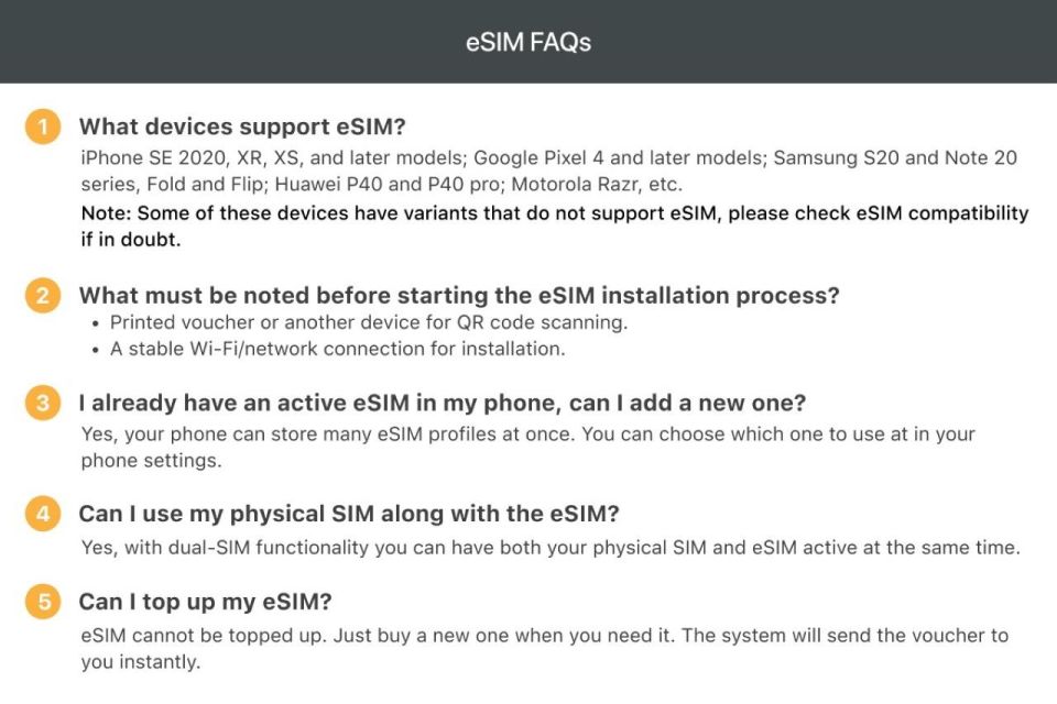 Albania/Europe: Esim Mobile Data Plan - Device Compatibility & Usage
