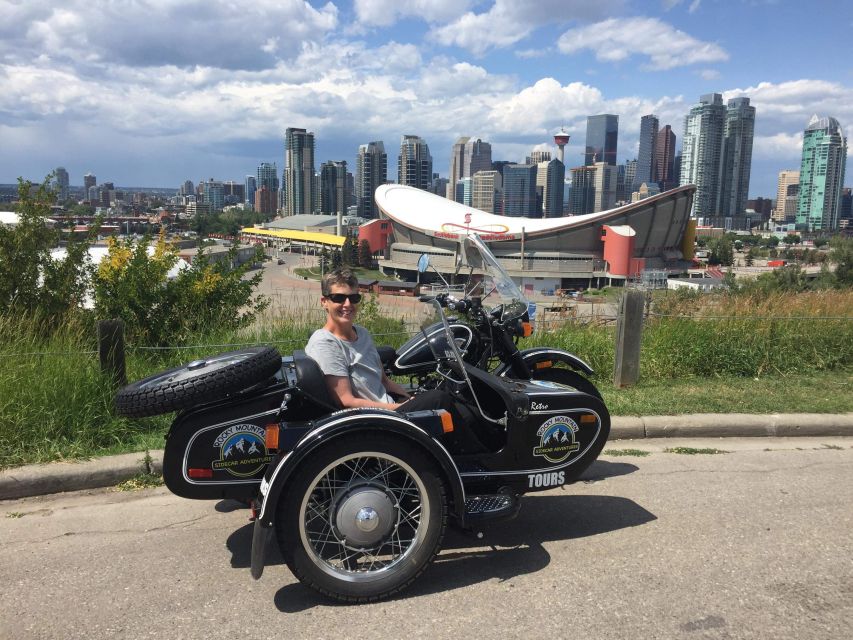 Calgary: City Tour by Vintage-Style Sidecar Motorcycle - Guest Experience