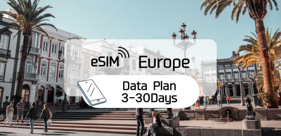 Europe: Esim Roaming Data Plan (0.5-2gb/ Day) - Installation and Activation