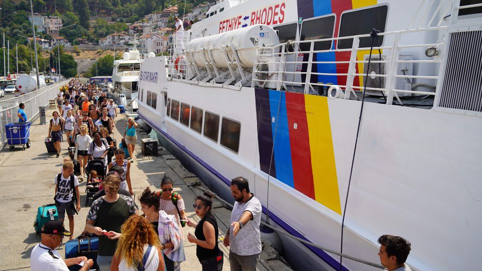From Fethiye: Ferry Transfer to Rhodes - Customer Reviews