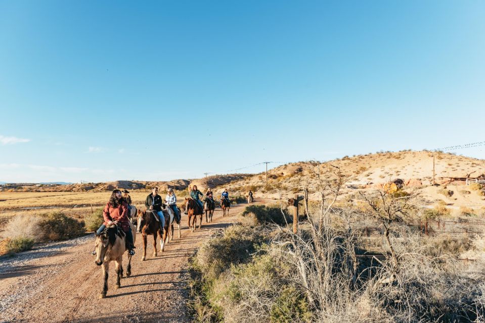From Las Vegas: Desert Sunset Horseback Ride With BBQ Dinner - Full Description