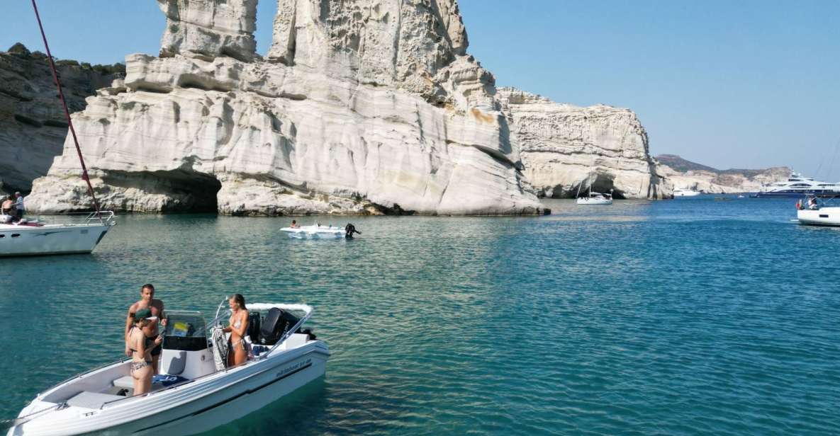From Milos: Half-Day Private Cruise to Kleftiko & Sikia Cave - Activity Inclusions