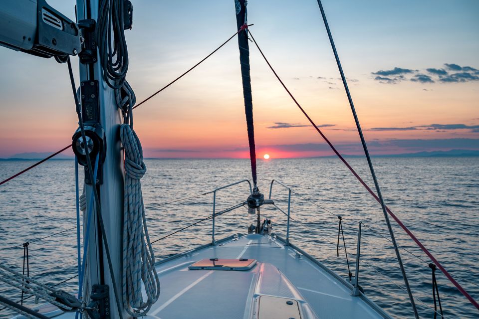 Kassandra: Private Sunset Sailing Cruise With Wine & Fruit - Inclusions