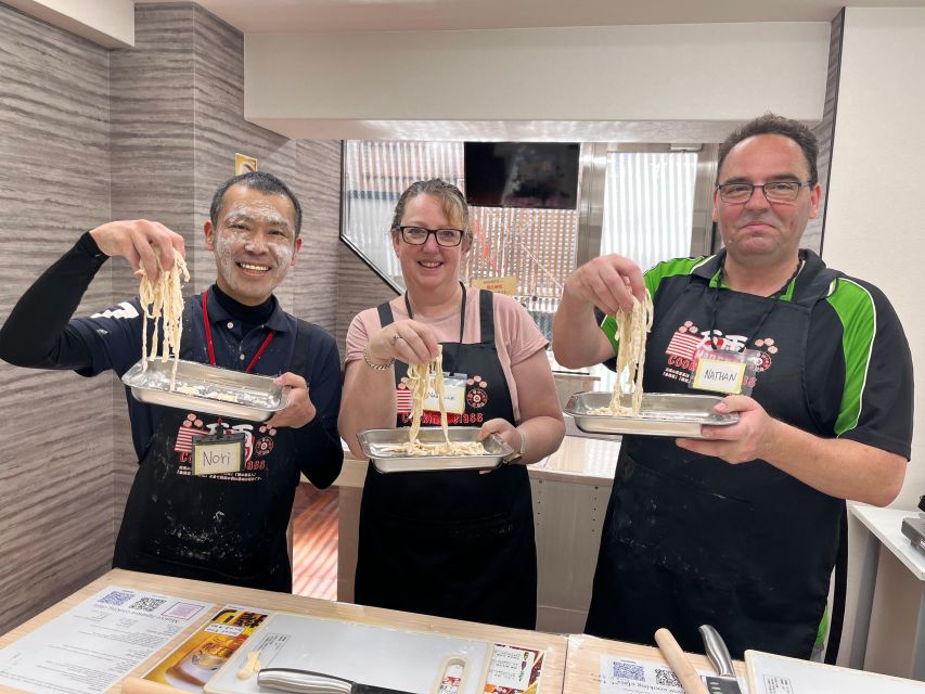 Kyoto: Japanese Udon and Sushi Cooking Class With Tastings - Inclusions