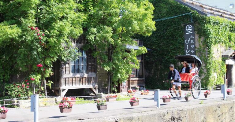 Otaru: Private Otaru Sightseeing Tour by Rickshaw