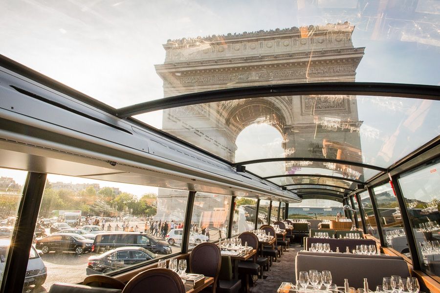 Paris: Bustronome Gourmet Lunch Tour on a Glass-Roof Bus - Important Details