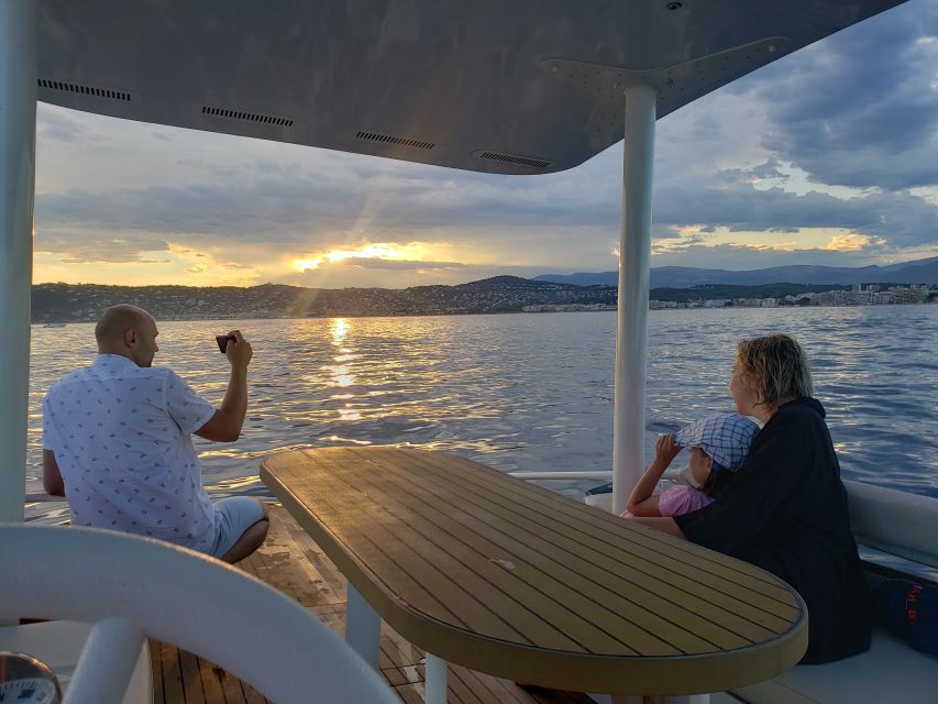 Private Catamaran Trip in the Bay of Juan Les Pins at Sunset - Full Description