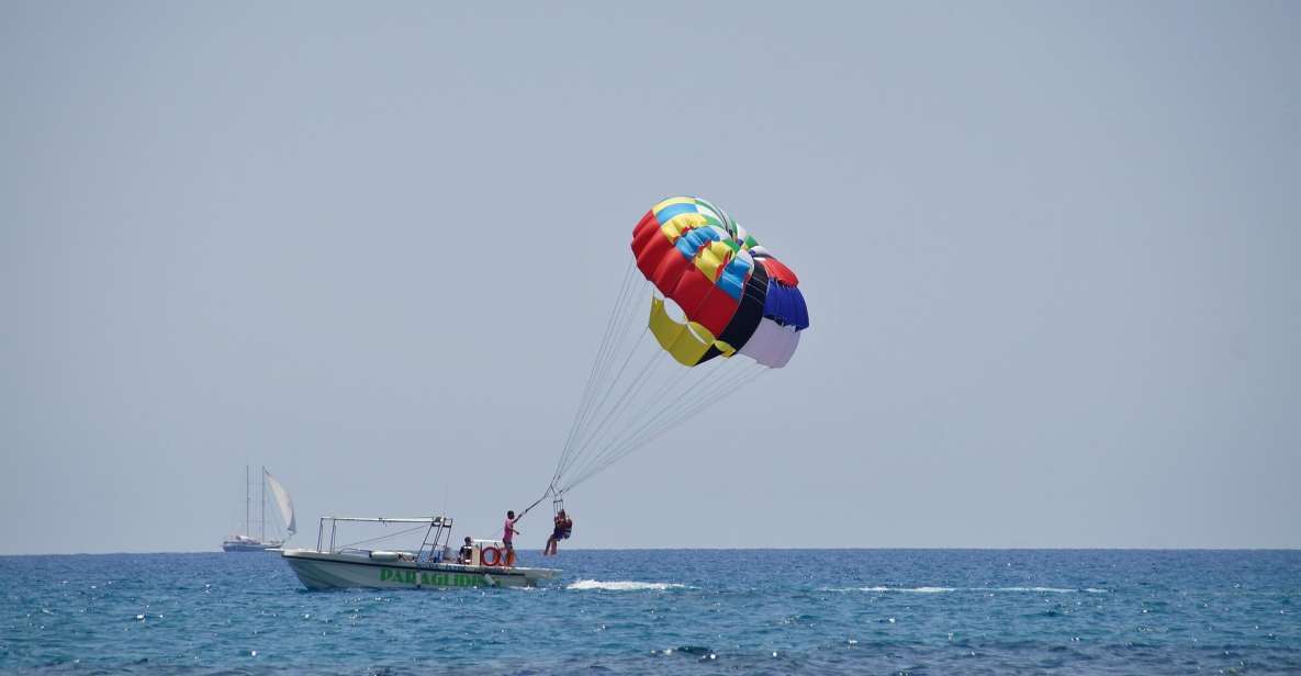 Santorini: Parasailing Flight Experience at Black Beach - Equipment Provided and Restrictions