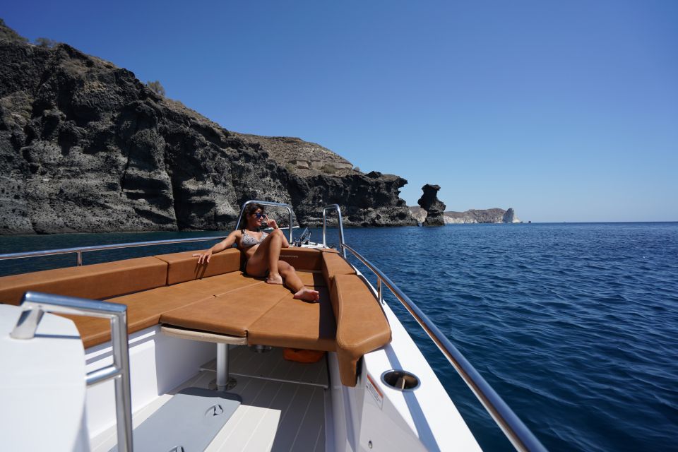 Santorini: Private Customizable Cruise With Meal & Drinks - Common questions