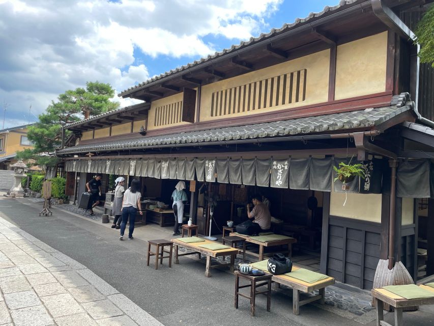 Serene Zen Gardens and the Oldest Sweets in Kyoto - Imamiya Shrine Visit