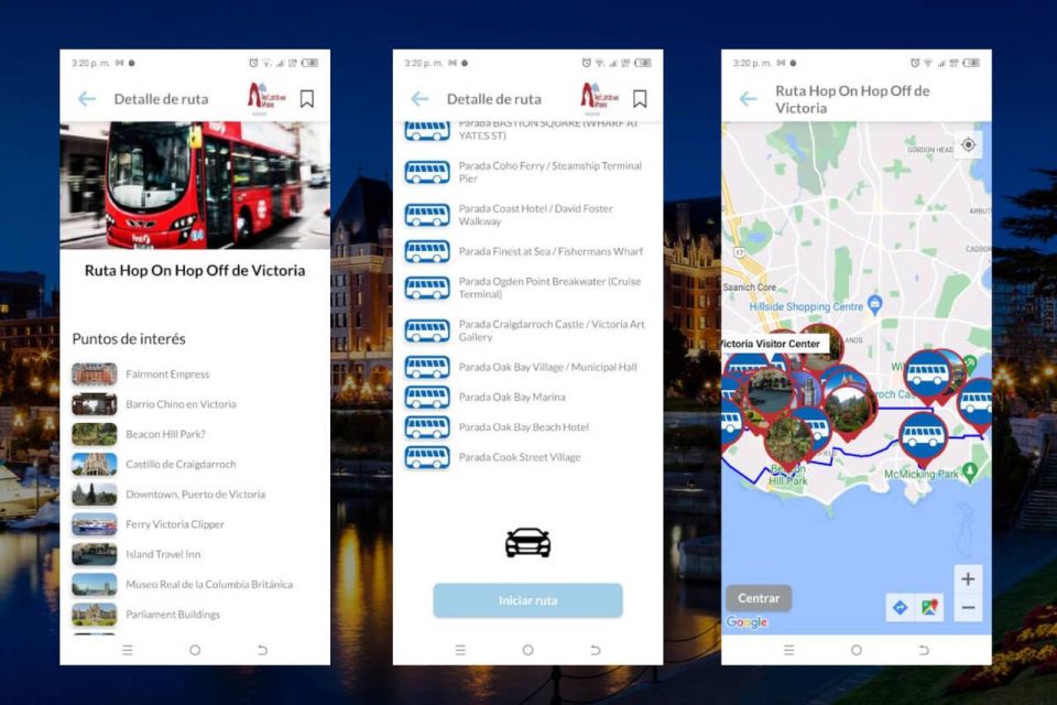 Victoria Self-Guided Tour App - Multilingual Audioguide - Booking Details