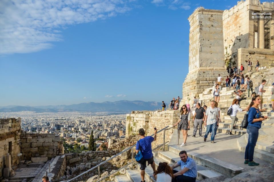Athens: the Acropolis Walking Group Tour With a French Guide - Tour Description