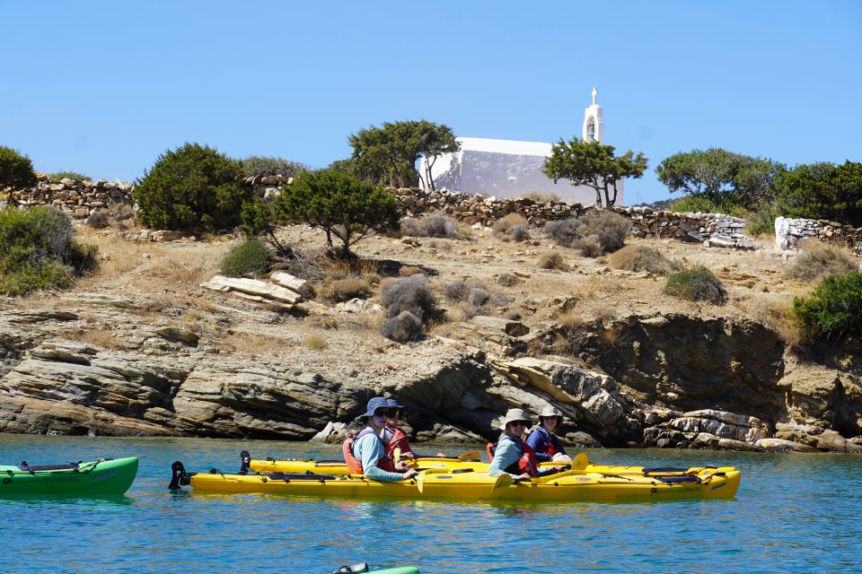 Naxos: Rina Cave Sea Kayak Tour With Snorkeling & Picnic - Meeting Point