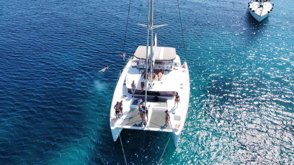 Naxos: Santa Maria Catamaran Cruise With Food and Drinks - Safety Measures