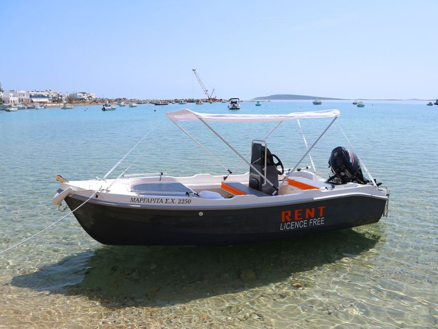 Paros: Full-Day Small Boat Rental With Self-Driving - Important Information