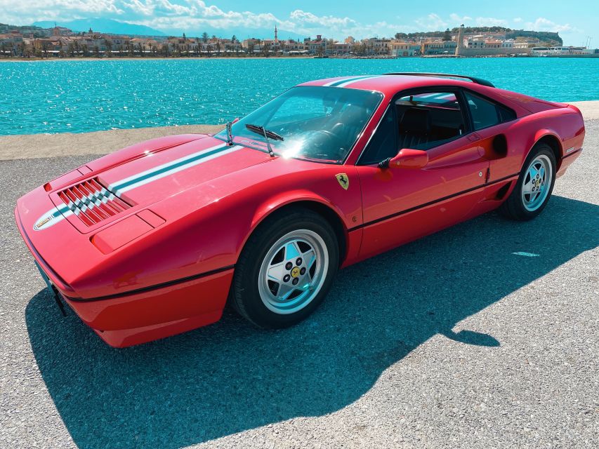 Rethymno: Ride With a Ferrari 208 Turbo - Get Ready to Ride in Style