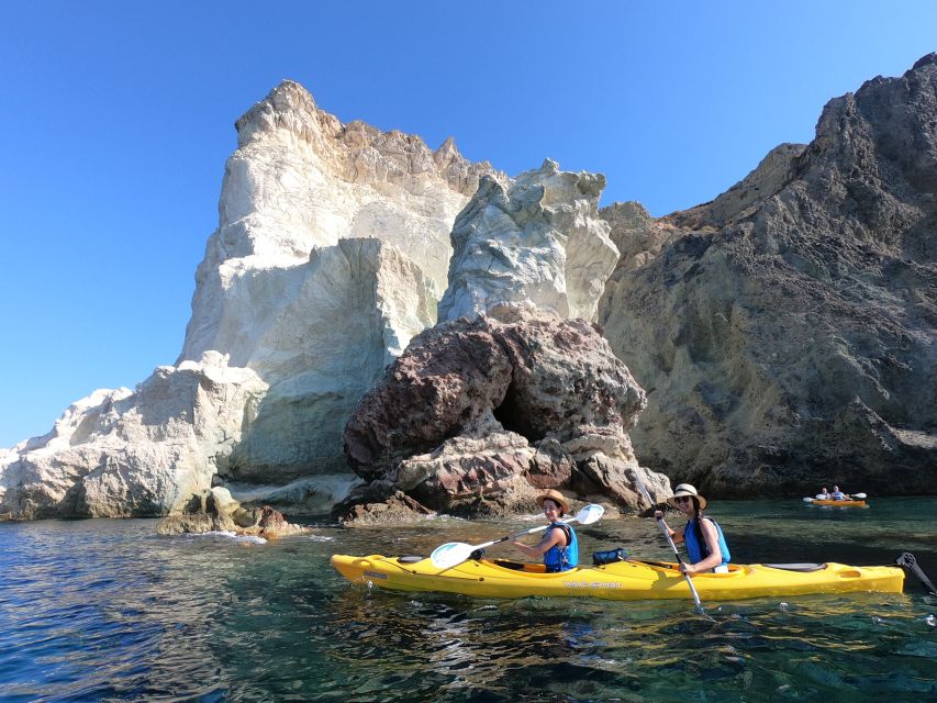 Santorini: Sea Caves Kayak Trip With Snorkeling and Picnic - Booking and Logistics