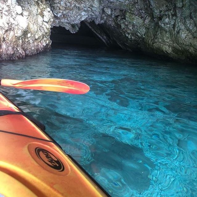 Lefkas: Hidden Blue Cave Half-Day Kayak Trip W/ Lunch - Common questions