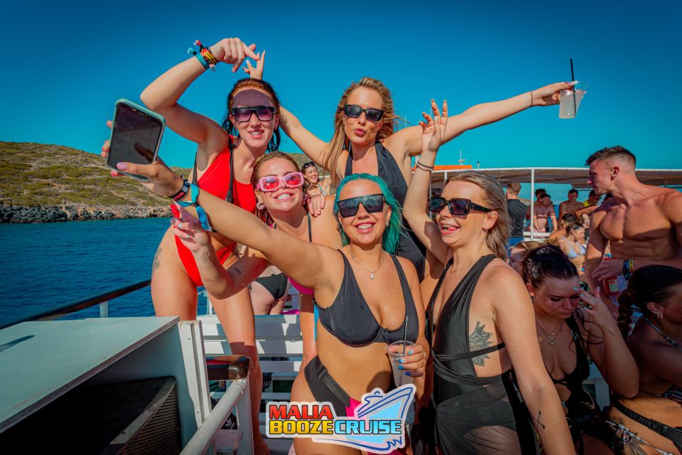 Malia: Booze Cruise Boat Party With Live Dj - Meeting Point Details