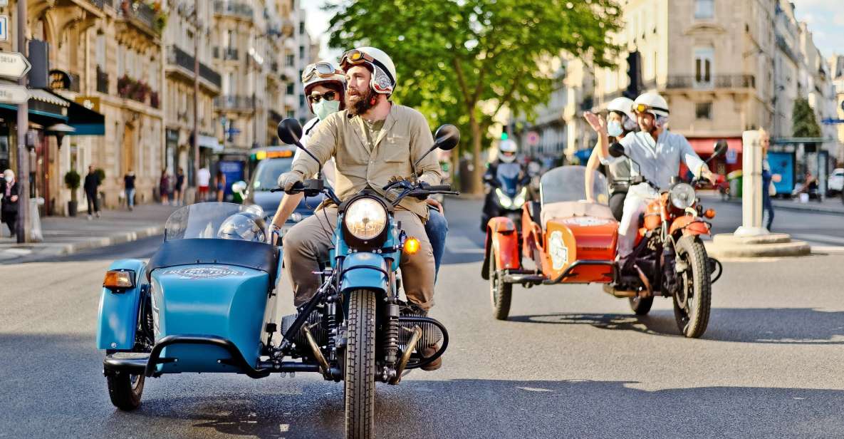 Paris Vintage Sidecar Premium & Private Half-Day Tour - Directions