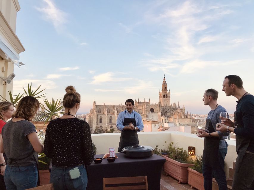 Seville: Highlights Rooftop Tour & Paella Cooking Class - Directions