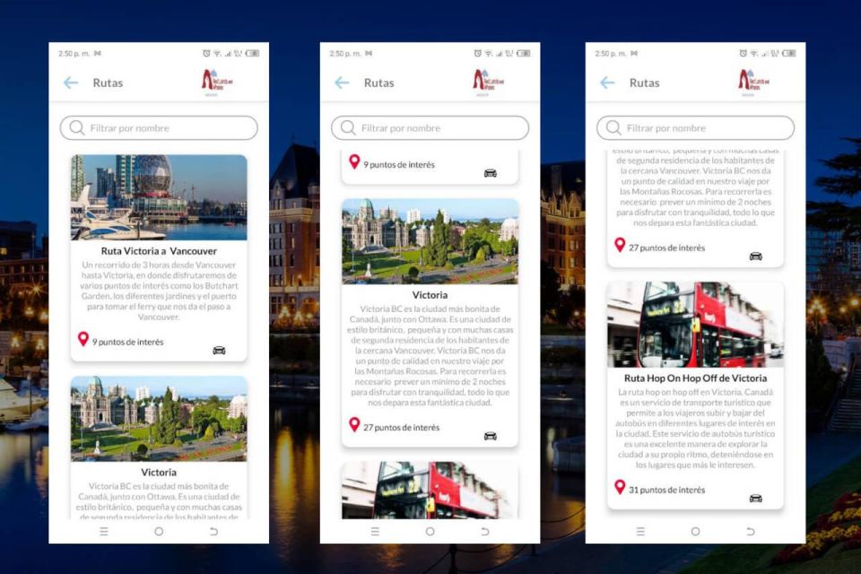 Victoria Self-Guided Tour App - Multilingual Audioguide - Common questions