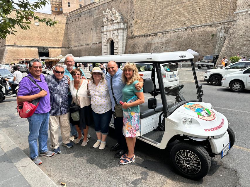 Exclusive Tour of Rome in Golf Cart for Cruisers - Additional Information