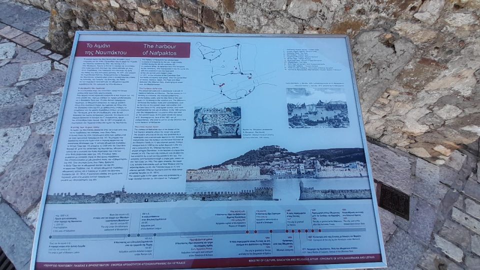 From Athens: Nafpaktos Private Sightseeing Tour - Important Information for Participants