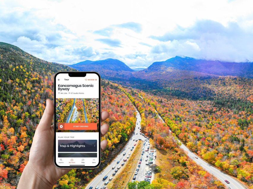 Kancamagus Highway: Self-Guided Audio Driving Tour - Directions for App Download and Usage