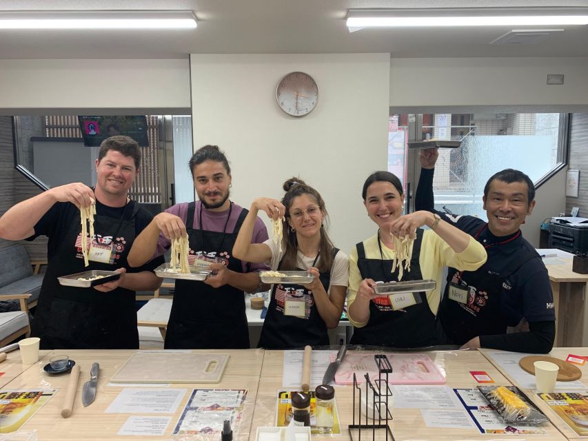 Kyoto: Japanese Udon and Sushi Cooking Class With Tastings - Cancellation Policy