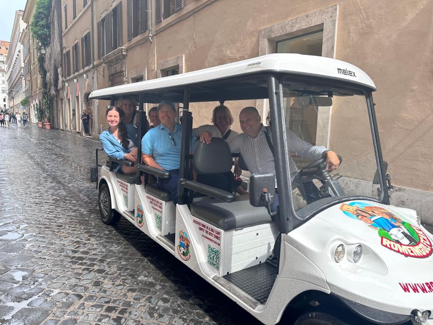 Rome in Golf Cart 7 Hours Unforgettable Full Immersion - Inclusions and Exclusions